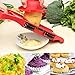 Kintty Mandoline Slicer with 6 Interchangeable Stainless Steel Spiralizer Vegetable Slicer - Slicer Mandoline Cutter - Adjustable Slicer Maker for Low Carb-Free