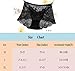 L.L.STONE Women Underwear Sexy Lace Panties Transparent High Rise Boyshort Panties Breathable Briefs Hipster Pack