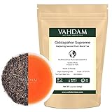 Giddapahar Supreme Darjeeling Second Flush Loose Leaf Black Tea (50 Cups), 100% Pure Unblended Exclusive Tea Direct from India, Loose Leaf Tea 3.53oz