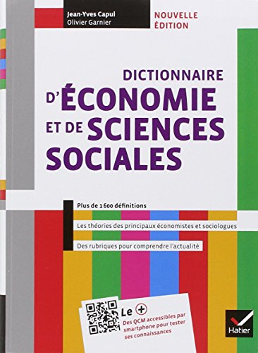 Dictionnaire d'Ã©conomie et de sciences sociales Ã©d. 2013 by (Paperback)