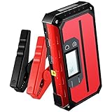 VicTsing 1000A Peak 20800mAh Portable Car Jump Starter (Up to 8.0L Gas, 6.0L Diesel Engine), Auto Battery Booster with LCD Screen, Built-in LED Light, Smart QC 3.0 Quick Charging Port for Smartphones