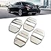 1797 Mercedes Door Latch Cover Benz Accessories Car Door Lock Cover Buckle Cap AMG Logo Interior Parts W204 W212 X204 W164 W166 W245 R172 Anti Corrosion Device Stainless Steel 3M Gum Silver 4pcs