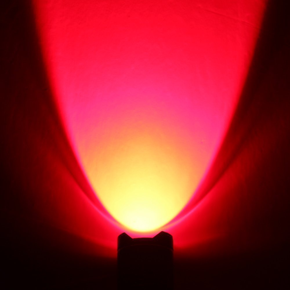 High Power One Mode Red LED Flashlight Night ObservationBlack