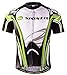 Cycling Jersey for Men Biker Short Sleeve Road Bicycle Shirt Polo Slim Fit Ride Tshirt US XXL Green White