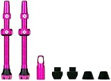Muc-Off Tubeless Valves V2 7075 Aluminium Presta Pink 44mm with Core Tool