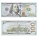 Xinzistar Play Money Pretend Dollar Bills $100 One Hundred Dollar Bills Pretend Play Money Set Realistic Double Sided Prop Money, 100 Count
