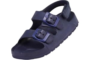 NORTY Toddler Sandals for Boys and Girls - Unisex Sandals for Kids - Toddler Summer Shoes With 2 Adjustable Buckle Straps