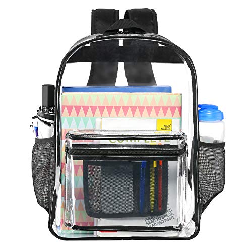 Vorspack Clear Backpack Heavy Duty Transparent School Backpack with