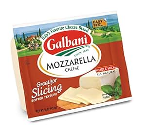 Galbani, Whole Milk Mozzarella Cheese, 16 oz: Amazon.com ...