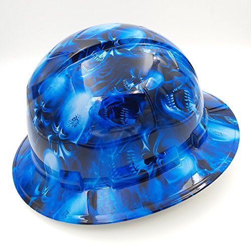 Wet Works Imaging Customized Pyramex Full Brim Ice Skull Hat