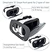 SARLAR 3D VR Headset, Virtual Reality Goggles Movies Video Games Viewer for iOS, Android, Microsoft & PC Phones Series Within 4.0-6.5 Inch