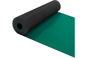 AVRILKEY ESD Anti-Static Mat Roll - 23.7" x 118" High-Temperature Grounding Rubber Mat Desktop Use - Ideal Phone, PC, ESD-Sensitive Device Repair - Green