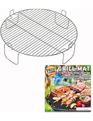 3 inch Stainless Steel Grill Rack Compatible with NuWave Oven PRO PLUS and ELITE Models | Reversible 1 inch Grate Accessory for Cooking or Cooling in Kitchen Infrared Convection Ovens | by INFRAOVENS