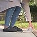 RockDove Women's Original Two-Tone Memory Foam Slipper, Size 9-10 US Women, Dark Grey/Blue
