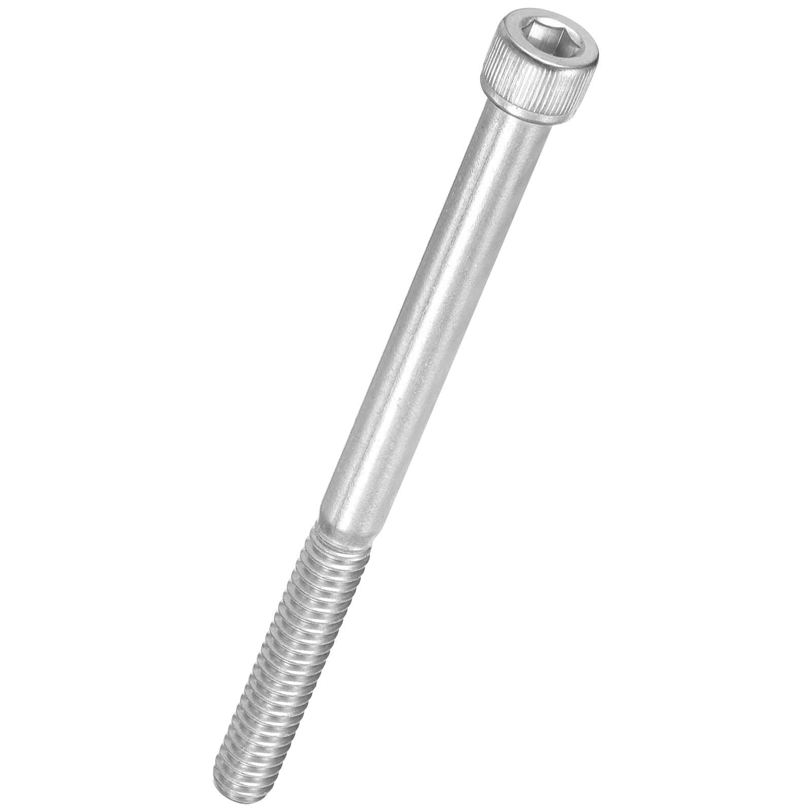 Kozelo 5pcs Socket Head Cap Screws - [1/4"-20 x 3-1/4"] UNC 304 Stainless Steel Allen Socket Drive for Electrical Motor 3D Printing Fan Engine Replacement Use, Silver — image 1