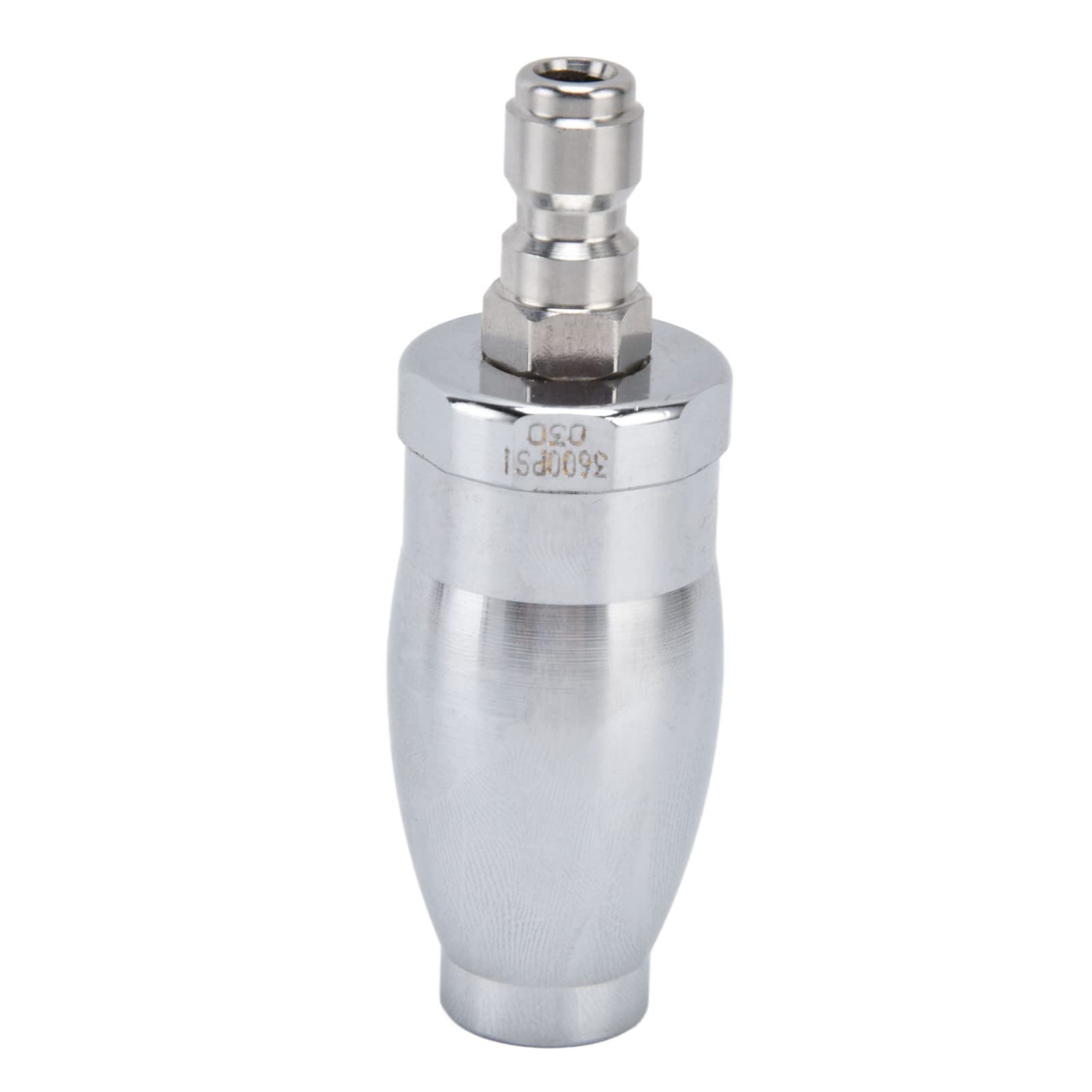 Rotating Turbo Nozzle, High Pressure Washer Nozzle 3600PSI Stainless Steel for Highway