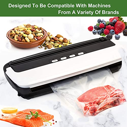 Vacuum Sealer Bags, 6 Pack Food Saver Vacuum Seal Bag Rolls 8"x20' and