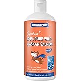 Premium Wild Alaskan Salmon Oil for Dogs – MSC Certified Wild Alaskan Fish Oil for Skin & Coat, Hip & Joints, Allergies & Itc