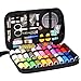 Sewing Kit with 97 Sewing Accessories, 24 Spools of Thread, 24 Colors, Mini Sewing Kits for Beginners, Traveler, Emergency, Whole Family to Mend and Repair (97 Pack)