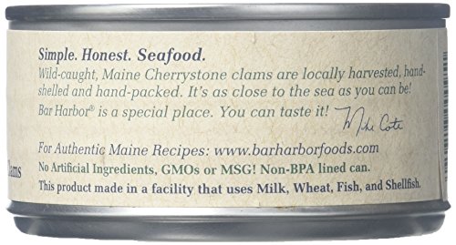 Bar Harbor Maine Cherrystone Clams, 6.5 Ounce