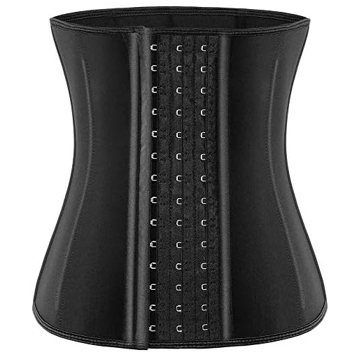 ECOWALSON Waist Trainer for Women Corset Cincher Body Shaper Girdle Trimmer with Steel Bones Extender - Image 3