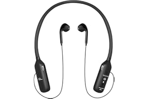 WallarGe Rechargeable Neckband Hearing Amplifier for Conversation or TV Watching, Digital Hearing Amplifier for Seniors Adults with Volume Control, Bluetooth Earphones for Seniors