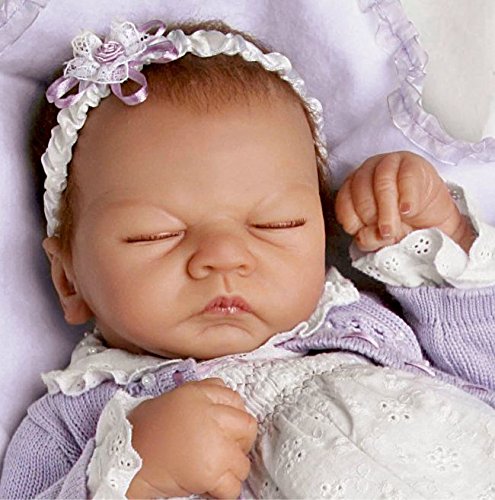 Linda Webb's Sweet Dreams Emily Doll: So Truly Real Breathing Movement Baby Doll - 22" by Ashton Drake