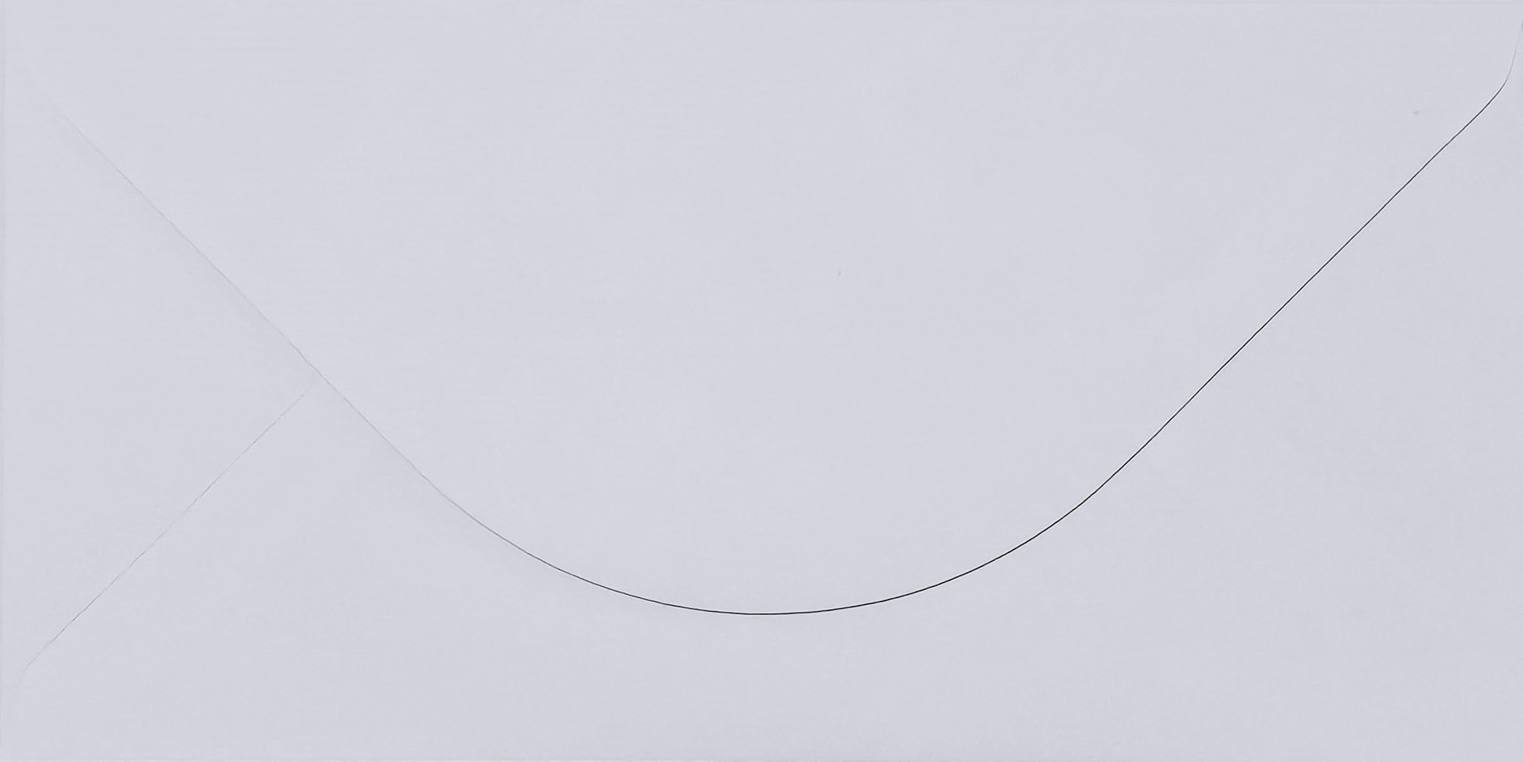 Karma Krafts DL White Envelopes – 110 x 220mm 100gsm Gummed Flap Letter Envelopes for A4 Folded Letters & Documents, Pack of 100