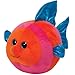 Ty Beanie Ballz Splashy Orange/Pink Fish Regular Plush