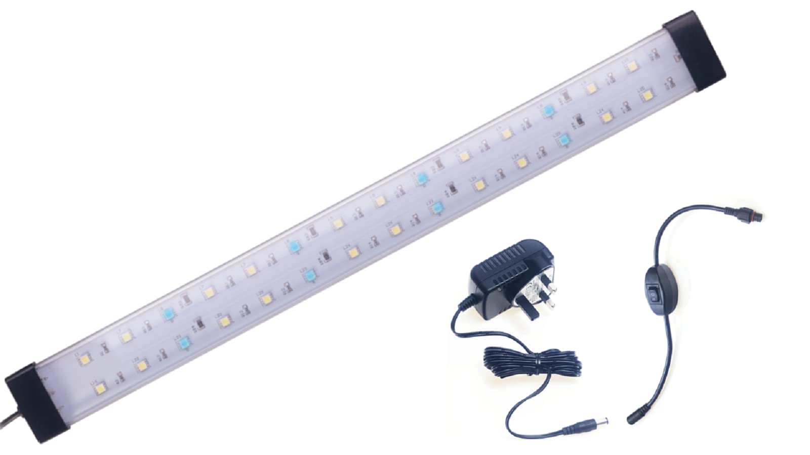 Interpet Eco-Max Led Bright Light, Plant Growth, Day & Night Mode, Blue & White LEDs, 45cm, for Aquariums up to 60Cm