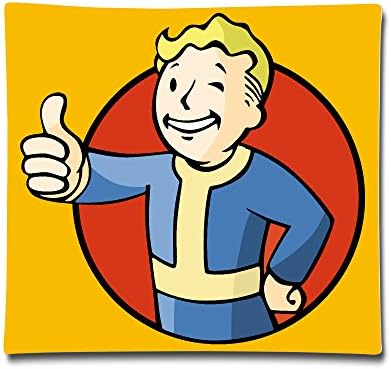 Vault Boy Best Cotton Sateen Pillow Case Cushion Cover (18"x 18")