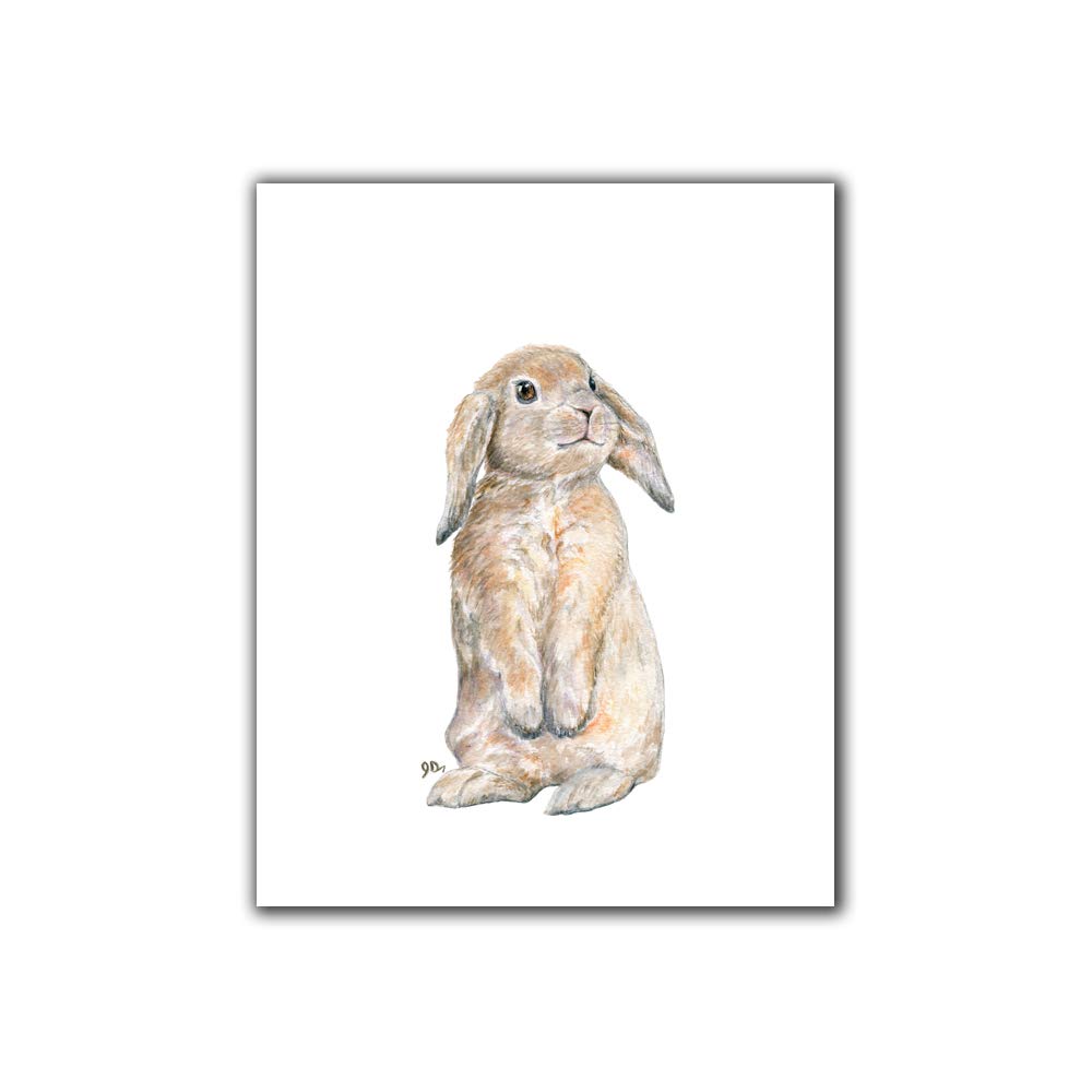 bunny wall art nursery