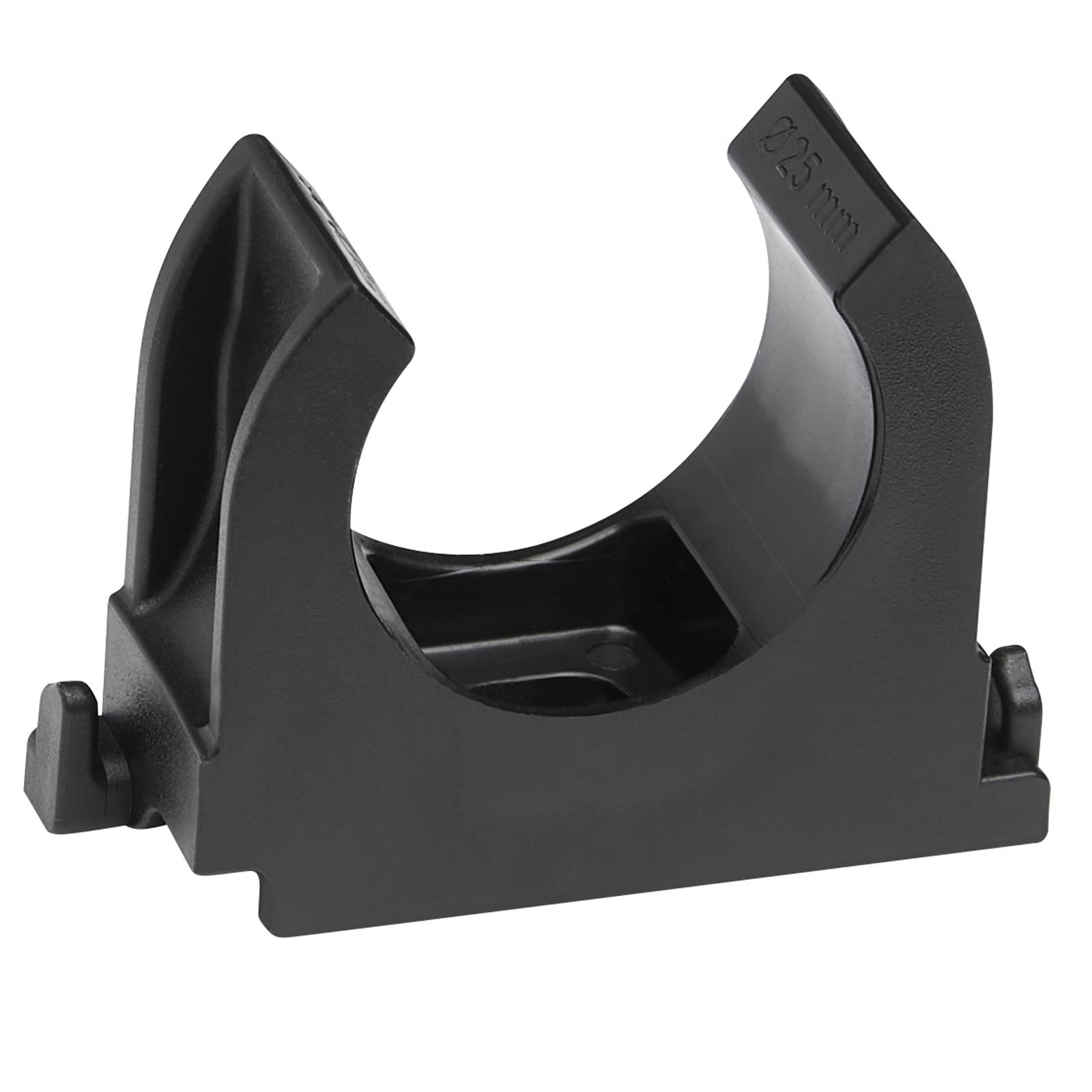 SOMA Pipe Clip 25mm Black Pack of 100 — image 1