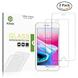 ACEKIN iPhone 7 Plus 8 Plus 6 Plus 6s Plus Screen Protector, Tempered Glass Screen Protector for Apple iPhone 8 Plus iPhone 7 Plus iPhone 6s Plus iPhone 6 Plus, 2 Pack