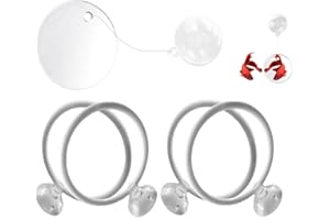 Liahelianx 4 Pcs Betta Toys Set - Aquarium Feeding Rings with Suction Cup & Betta Mirror, Fish Interactive Stimulation Toys f