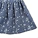 TIFENNY Spring Summer Kids Baby Girls Floral Sleeveless Princess Dress Vest Clothes (4T, Blue)
