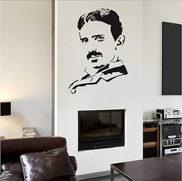 Etiqueta De La Pared Pegatina Fisico Serbio Nikola Tesla