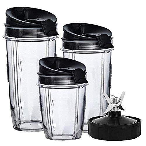 Ninja Blender Replacement Parts, Ninja Bottom Blade 7 Fins + 1 Gasket