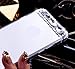 iPhone 6 Case ,LA GO GO(TM) Beauty Luxury Diamond Hybrid Glitter Bling Soft Shiny Sparkling with Glass Mirror Back Plate Cover Case for Apple iPhone 6 (4.7) - Retail Packaging (Silver)
