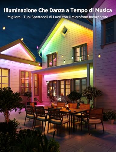 Govee 10M LED Strip Lights for Outdoor, Smart Lights for Outdoor, Works with Alexa and Google Assistant, IP65 Waterproof, RGBIC Outdoor Patio Lights, Party Decorations