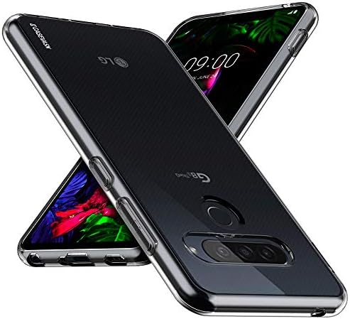 LG G8S ThinQ Case, CASEVASN [Slim Thin] Anti-Scratches Flexible TPU Gel Rubber Soft Skin Silicone Protective Case Cover for LG G8S ThinQ (Clear)