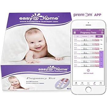 strip pregnancy test app Amazon.com: Easy@Home Pregnancy Strips Kit, Powered Test