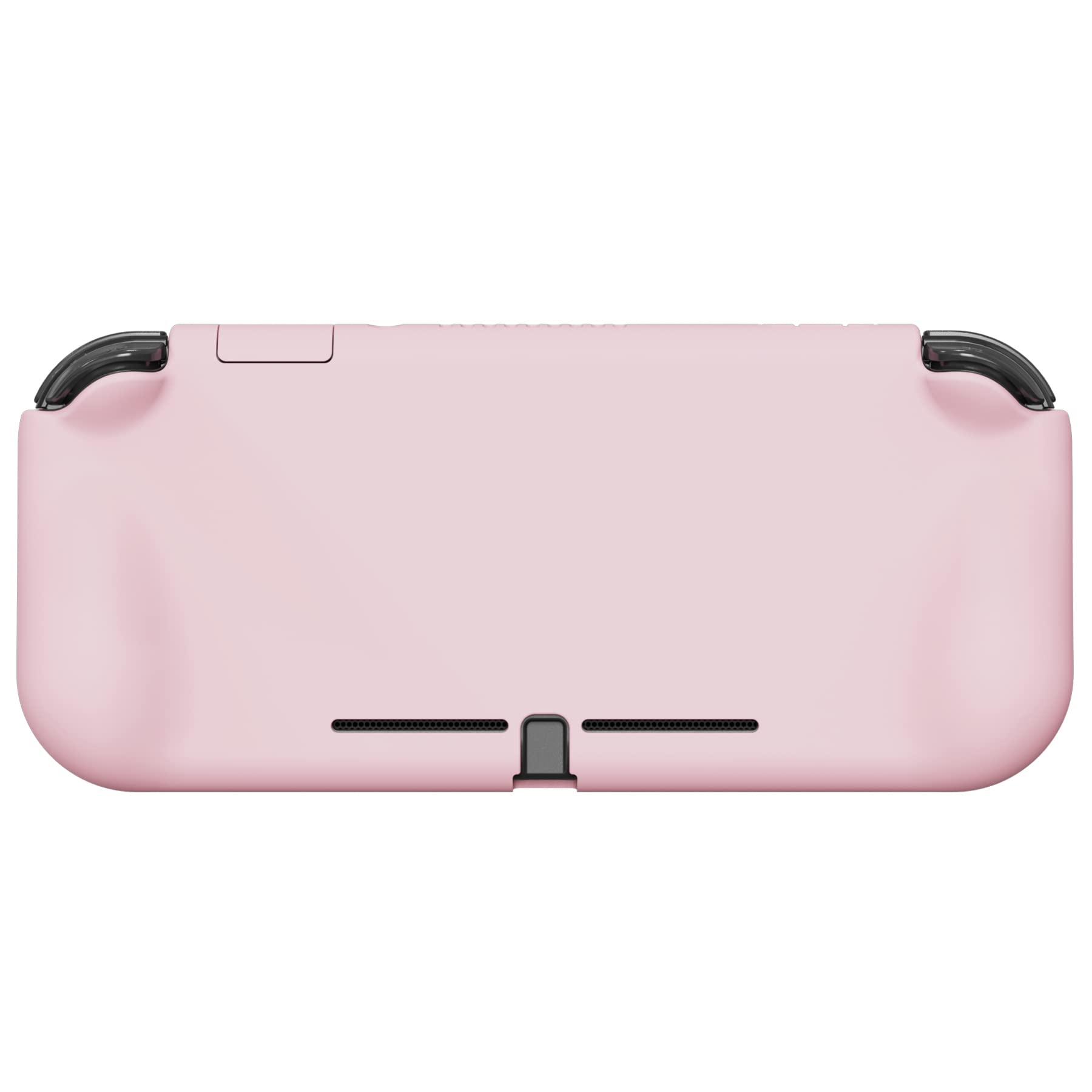 PlayVital ZealProtect Protective Case for Nintendo Switch Lite, Ergomomic Grip Hard Cover - Durable Shock-Absorbent Anti-Scratch with Screen Protector & Thumb Grip Button Caps, Cherry Blossoms Pink