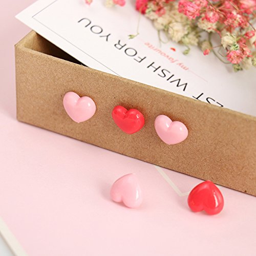 Heart shape 50pcs Plastic Quality Cork Board Safety Colored Push Pins Thumbtack Office School Accessories Supplies