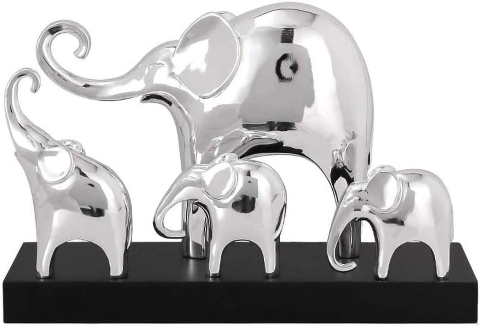 Moda para el Hogar Resina Feng Shui Elefante Estatuas de Animales