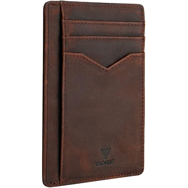 Amazon.com: Claasico Front Pocket Small Minimalist Leather Wallet