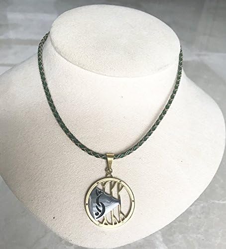 Partners ID Colored Leather Braided Necklace with Lifestyle Pendant