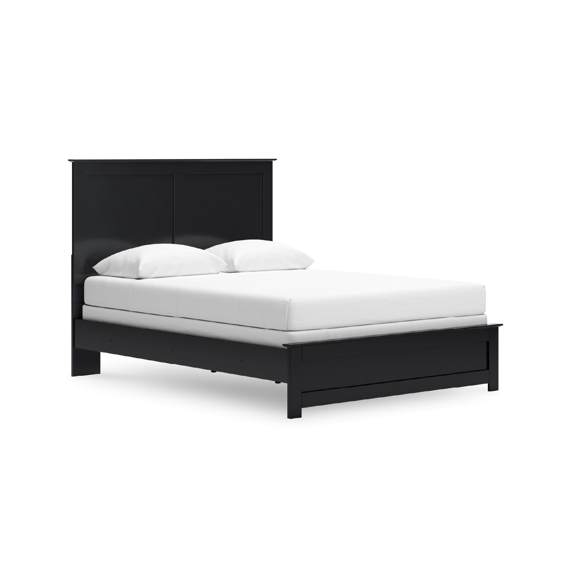 Photo 1 of *** MINOR DAMAGE***Signature Design by Ashley Maribel Transitional Queen Panel Bed, Foundation or Box Spring Needed, Black