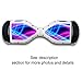 GameXcel Sticker for Hover Board - Skin for Self-Balancing Electric Scooter - Decal for Self Balance Mobility Longboard - Smart Protective Cover Vinyl Case for 2 Wheel Scooter Board