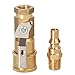 SHINESTAR RV Propane Quick Connect Fittings for Propane Hose, 1/4